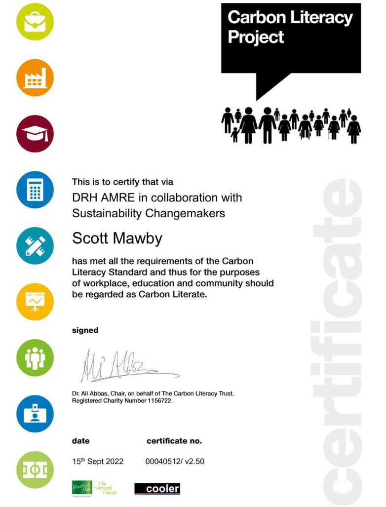 CLT Scott Certificate